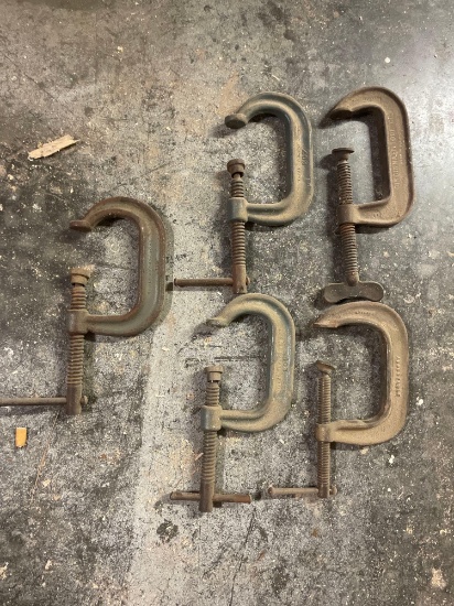Assorted C Clamps (5)