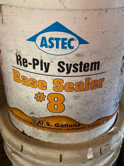Three Five Gallon Astec Re-Ply System Base Sealer #8
