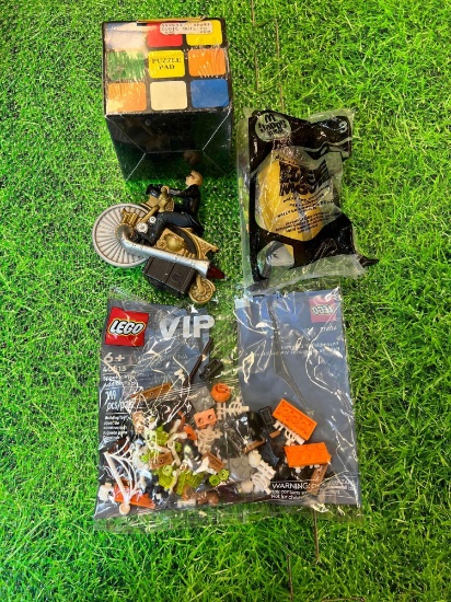 small lego set and vintage toys