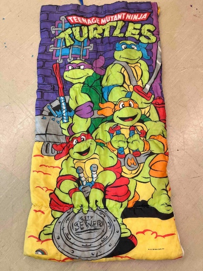 1990 Teenage Mutant Ninja Turtles Sleeping Bag