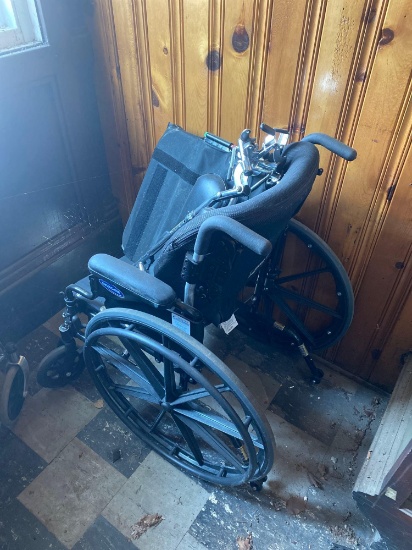 Two Wheel Chairs With Foot Rest