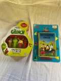 Looney Tunes Doorbell and The Grinch Pez dispenser set