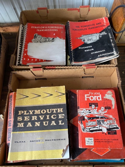 Assorted Classic Car Manuals