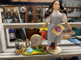Wizard of Oz Clock, Doll and Toto