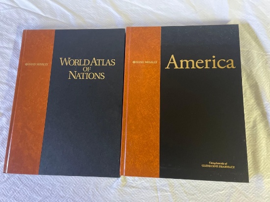 Rand McNally Hardcover Atlas of America and World Atlas of Nations