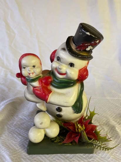 Vintage Blow Mold Snowmen Decor
