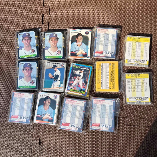 Detroit Tigers baseball cards Art, Antiques & Collectibles