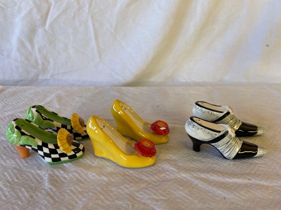 Womens Shoes Salt and Pepper Shaker Sets (3)