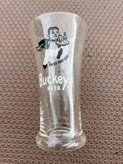 Vintage rare buckeye beer glass