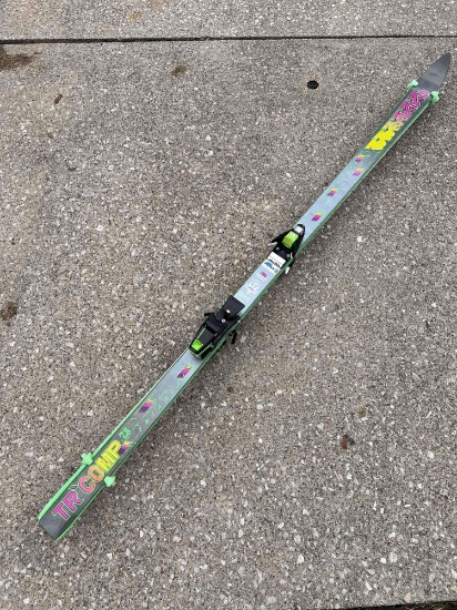 K2 TR Comp 195cm Triaxial Downhill Slalom Skis with Bindings