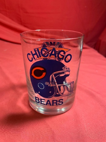 Chicago Bears Super Bowl XX Glass