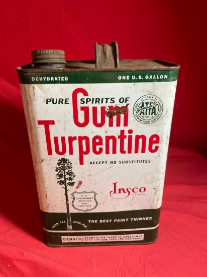 Vintage Gum Turpentine Can