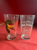 Jack Daniels and Budweiser Glasses