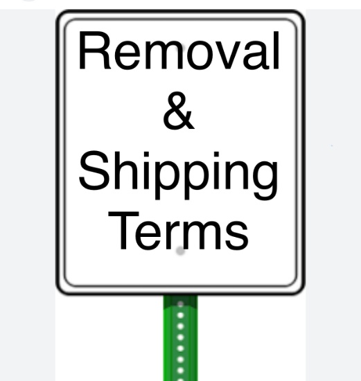 REMOVAL & SHIPPING TERMS