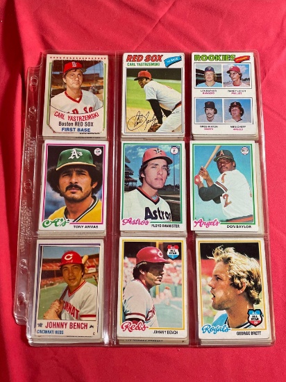 1970s Baseball Cards Lou Brock, Carl Yastrzemski, George Foster and More