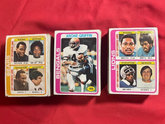 Assorted Topps 1978 Football Cards