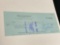 Telly Savalas Signed Check