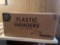 Box of New Plastic Hangers