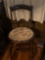 Antique Embroidered Seat Chair