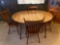 Classic Maple Dining Table With Four Chairs