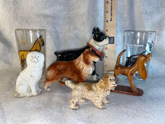Assorted Vtg Dog Collectibles