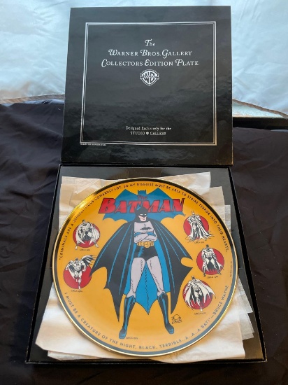 Batman Warner Bros Limited Collector Plate