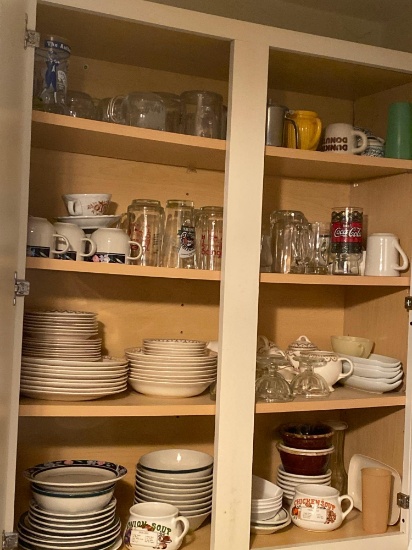 Cupboard Contents Households & Dishware