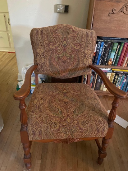 Vtg Upholstered Chair