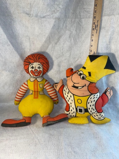 1970s McDonalds And Burger King Dolls