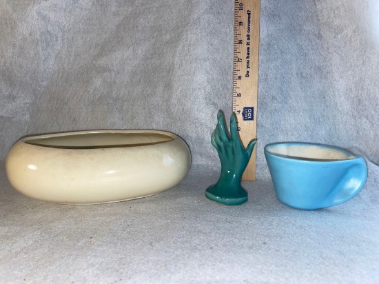 Mid Century Modern McCoy Hand and Planters
