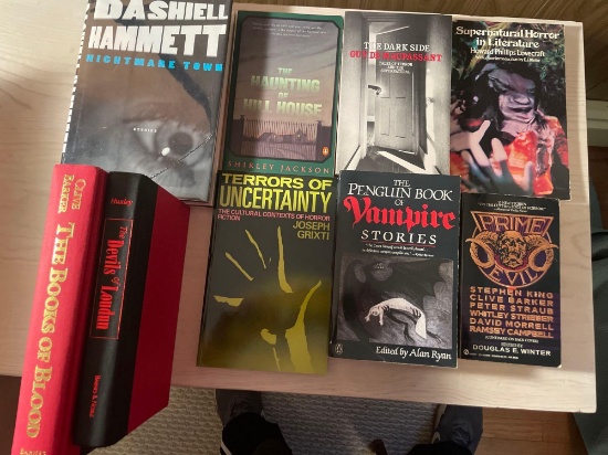 Assorted Horror and Supernatural Books(9)