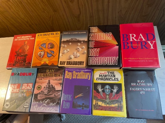 Ray Bradbury HC Books (10)
