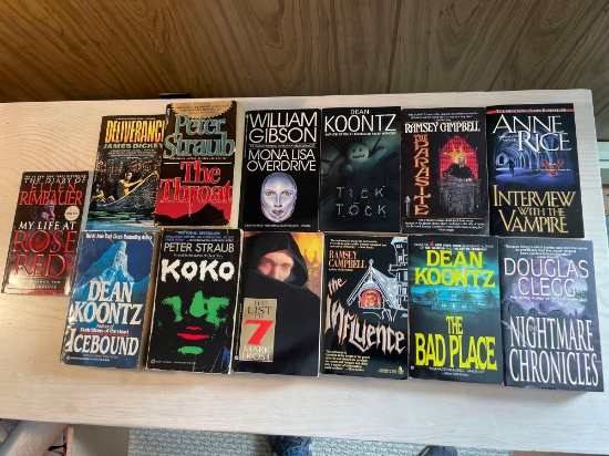 Assorted Horror Books (13)