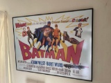 Framed Batman poster
