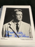 Russel Johnson Autographed Twilight Zone Promotion Photo