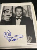 Cliff Robertson Autograph With Twilight Zone The Dummy Photo