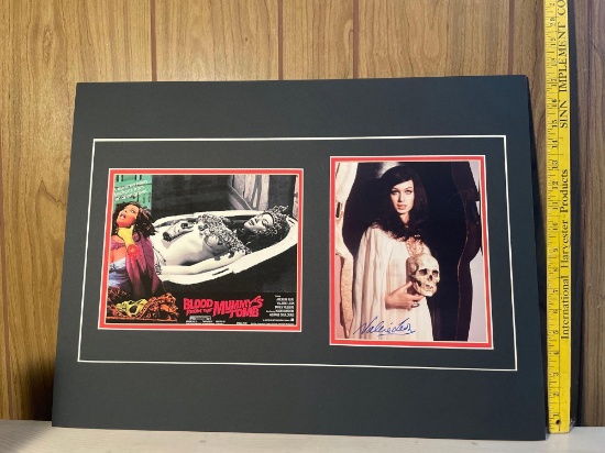 Signed Blood From The Mummys Tomb Promo and Movie Still