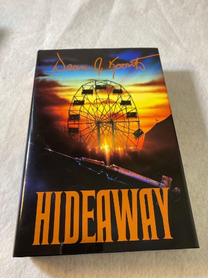 Signed First Edition Hideaway By Dean Koontz