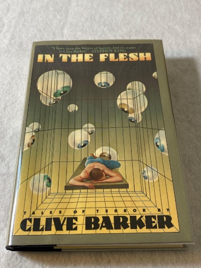 Signed Hardcover In The Flesh By Clive Barker