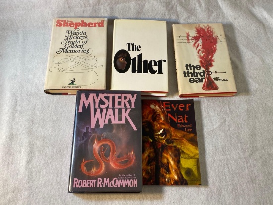 Five Assorted Signed Novels