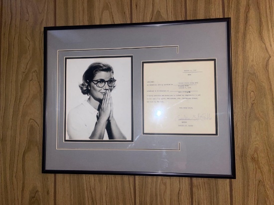 Barbara Bel Geddes Photo and Autograph