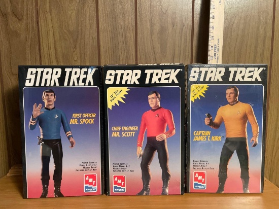 Vtg Ertl Star Trek Model Kits