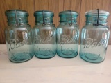 Antique Ball Ideal Canning Jars Blue (17)