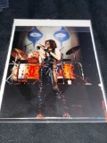 Alice Cooper Concert Photo With Autograph Card