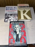 Signed War, Political and Rock HC Books (3)