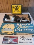 Vintage Griswold Meat Food Chopper w/ Nut Crackers