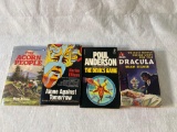 Three Signed Paperback Novels With 1947 Printing Of Bram Stoker Dracula