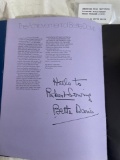 Signed Bette Davis Lifetime Achievement Award Program