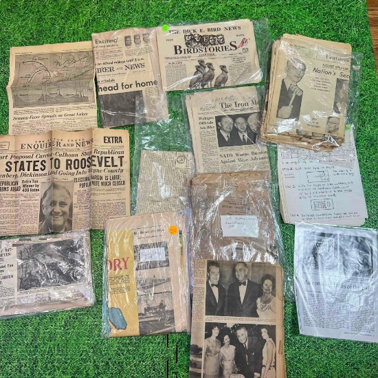 vintage newspaper articles