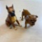 vintage mortens ceramic dogs